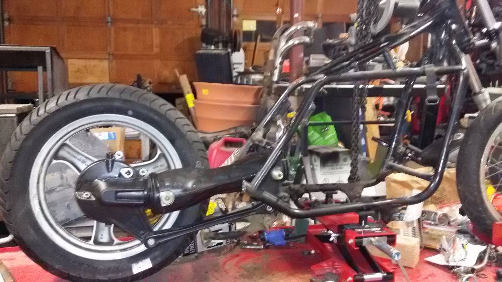 new swing arm right side