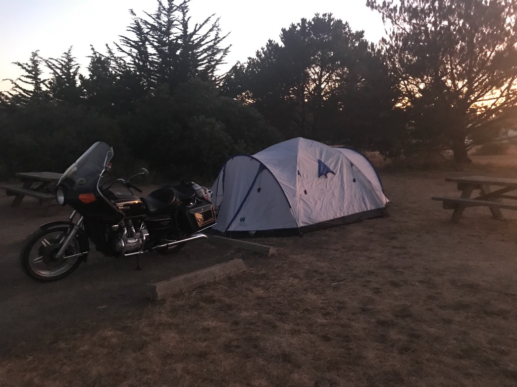 First go with the tent!