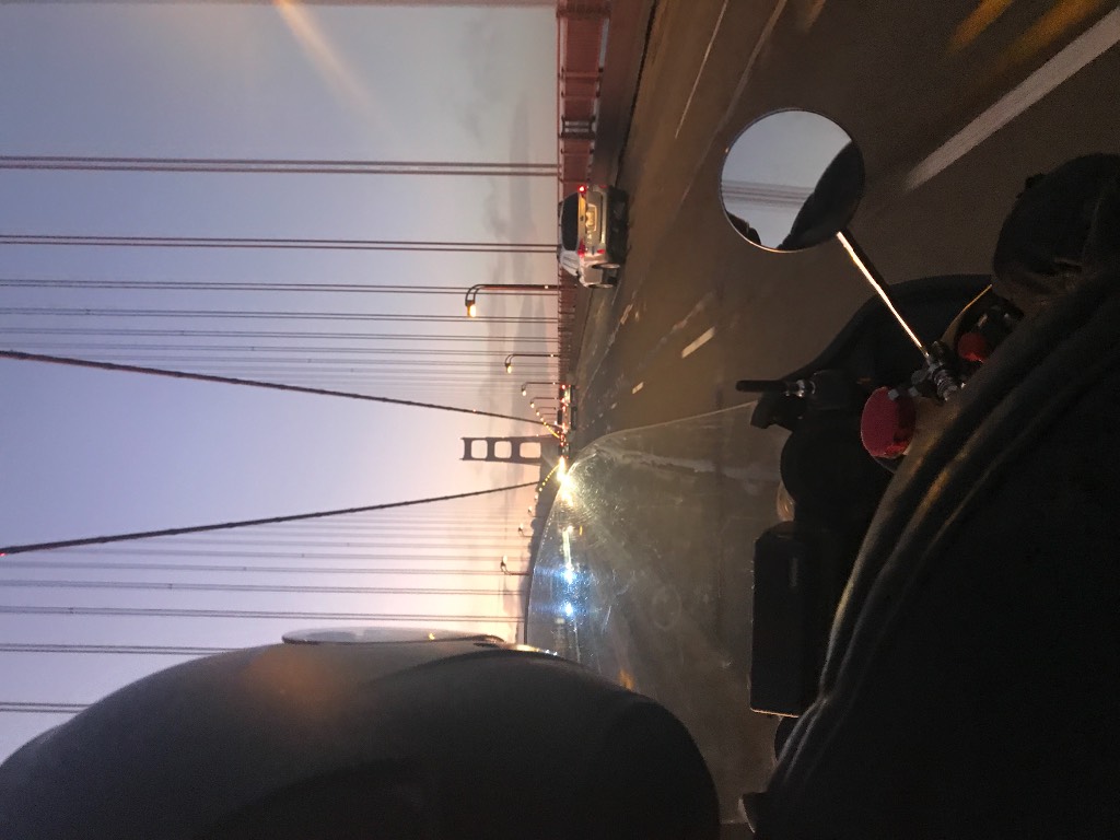 Golden Gate at sunset