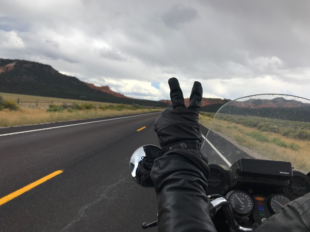 Outside of Panguitch, in the rain