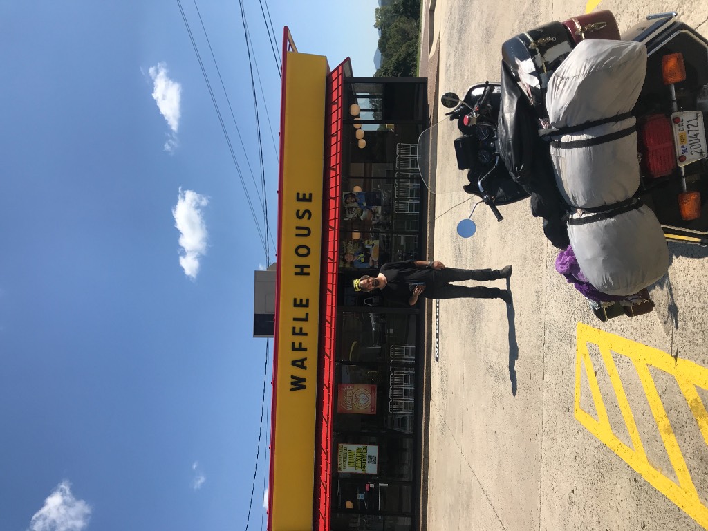 KG’s first time at Waffle House