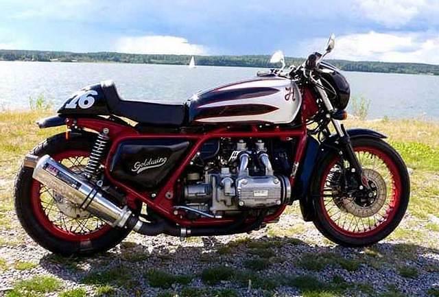 Blank's "Goldie" 1976 Café Racer Bike of the Month May 2008