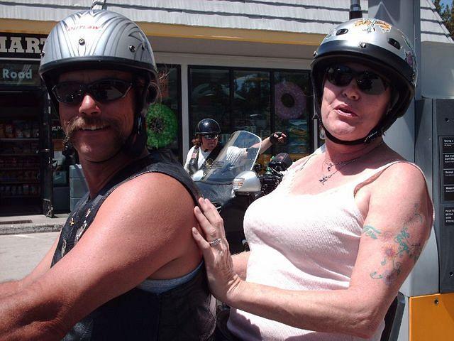 Dave And Carrol Getting Gas In Tahoe City