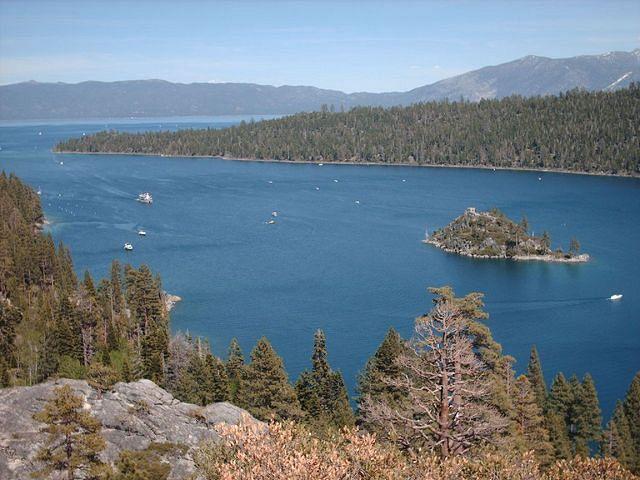 Ferry Boat In Emerald Bay