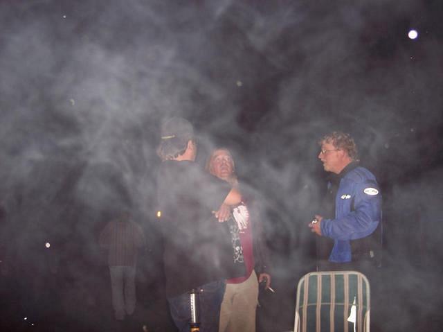 camp, Friday night 