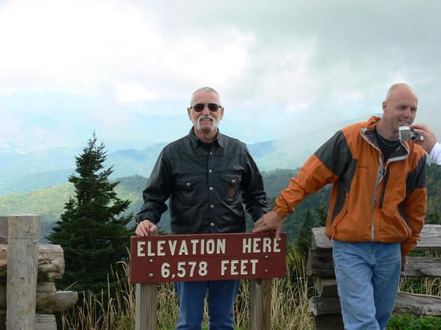 Tim & I at Mt. Mitchell.