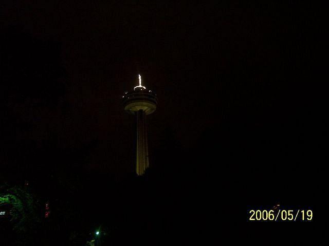 Skylon Tower At Night