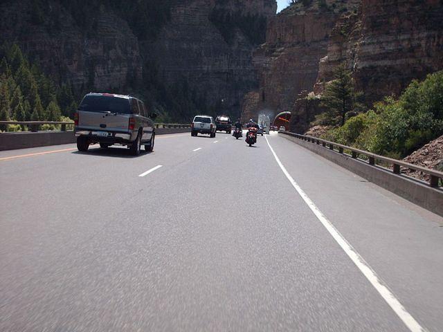 On The Road Again Headed For A Tunnel