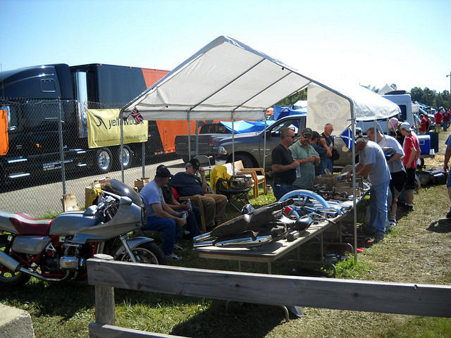 Mid-Ohio Vintage Motorcycle Days swap meet.
9 July 2010.