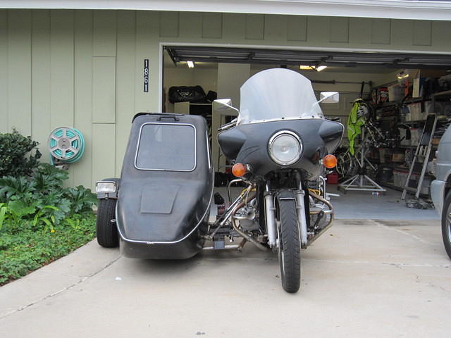 1977 GL1000 and Motorvation Coupe Royale sidecar