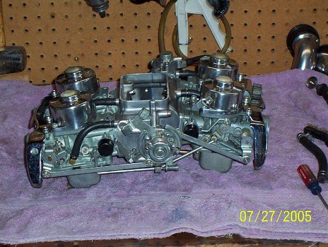 clean carbs 4..The bodies came clean after dipping. Tops and bridges are polished, plenum was cleaned using Pig Snot and an Ultr