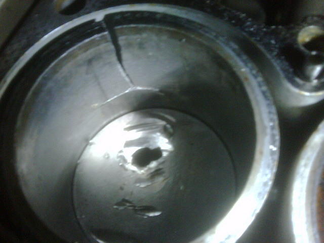 cylinder wall crack