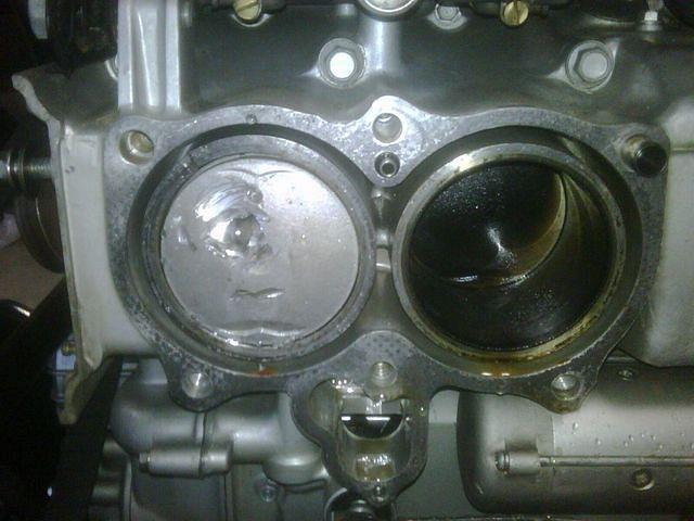 hole in piston