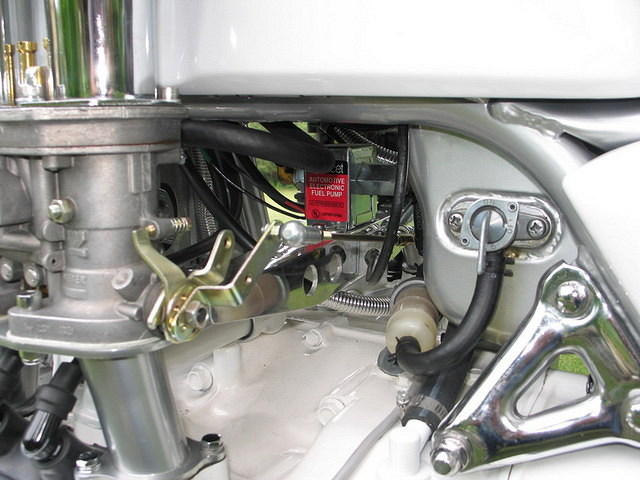 Hid the fuel pump rather nicely