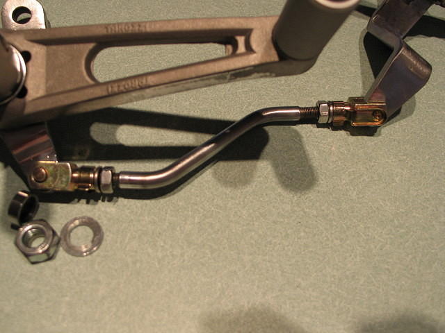 Brake actuator rod with McMaster clevis'