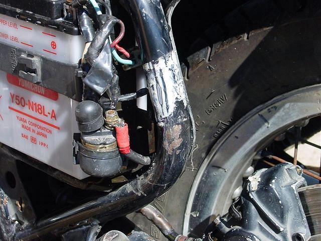 bandage on frame.....ffs