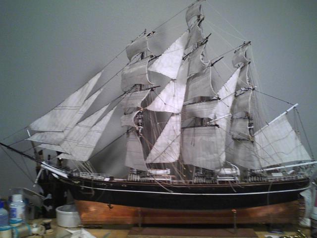 cutty sark wood ship model