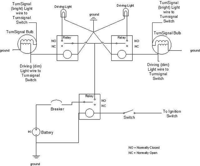 Signal Switched Driving Lights