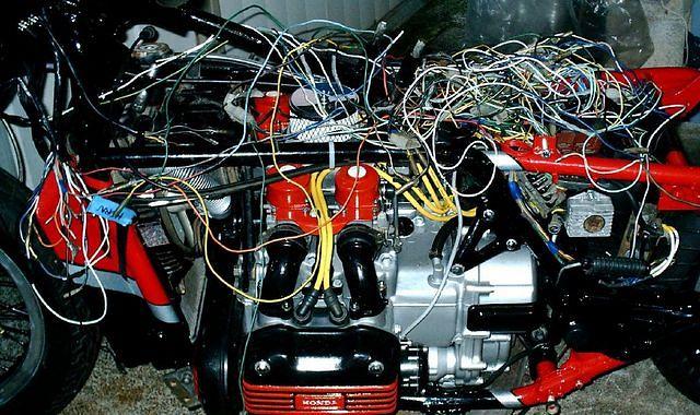 Honda you had WAY TOO MANY wires it there, they got to go!