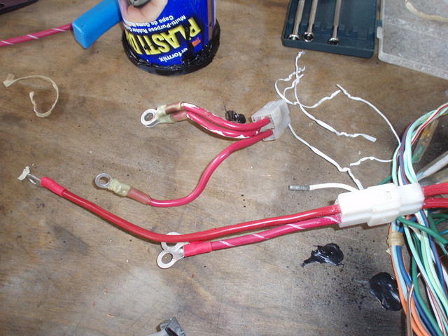 Replacement battery harness