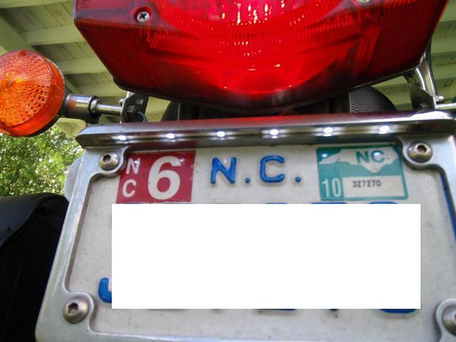 In NC liscense plate must be illuminated with white light, not sure about other states