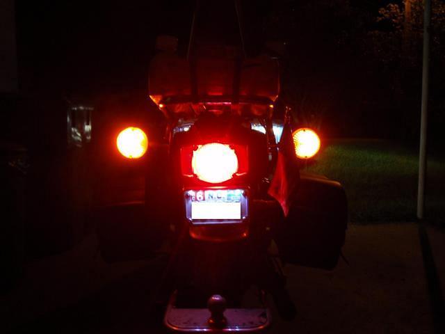 Rear left turn signal