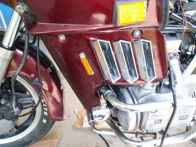 Left side wires being wrapped