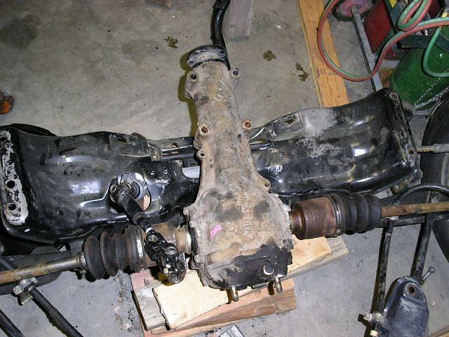 rear diff in front subframe
