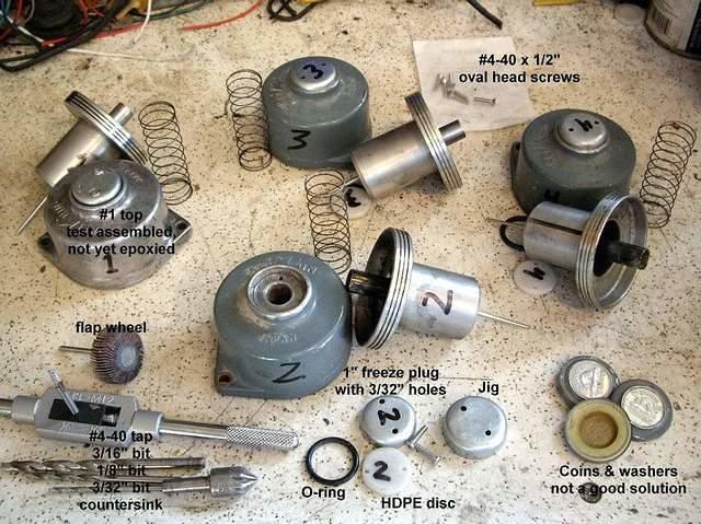 Carb top parts & tools