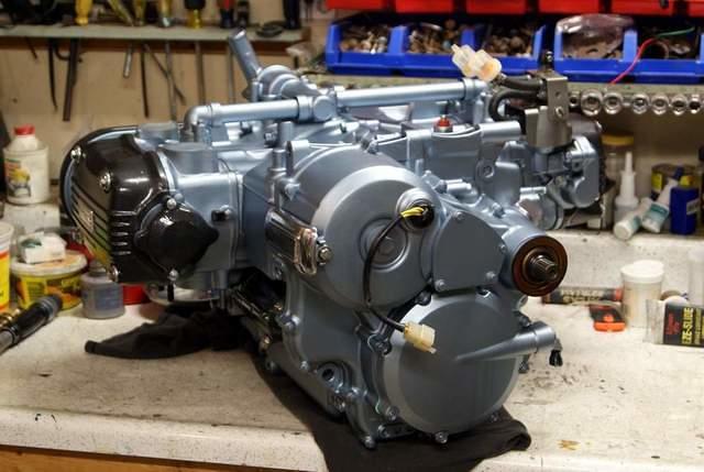 Engine assembled 3