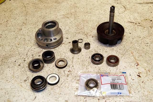 Water pump parts