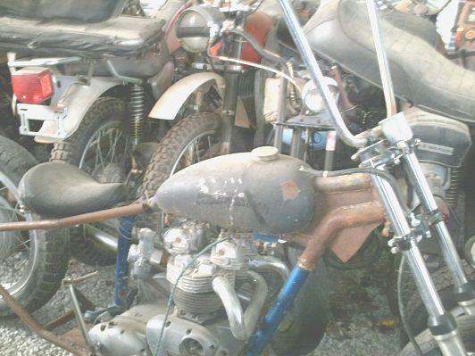 my Triumph 650 project