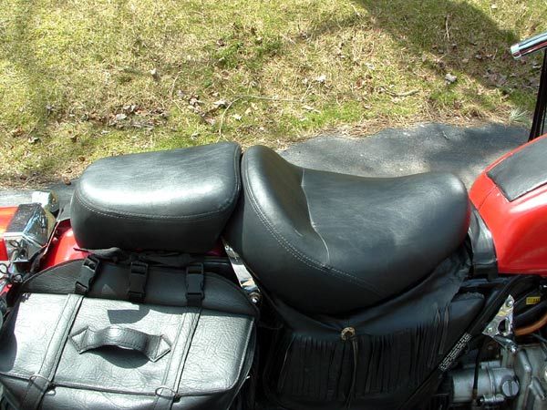 existing setup vt1100 seat and pillion