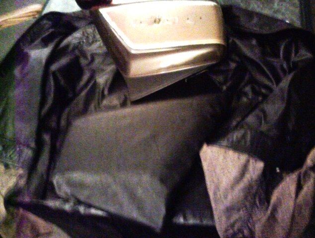 A thrift store leather coat can be used to leather-wrap your sidecovers.