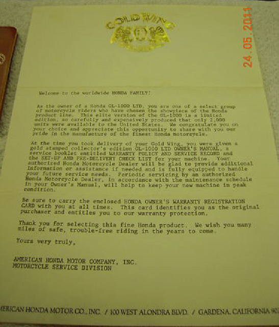 76LTDletter