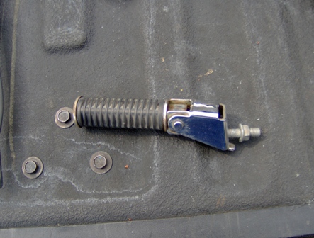 Rear peg