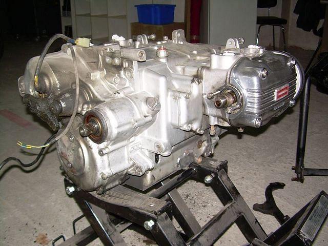 Naked engine.