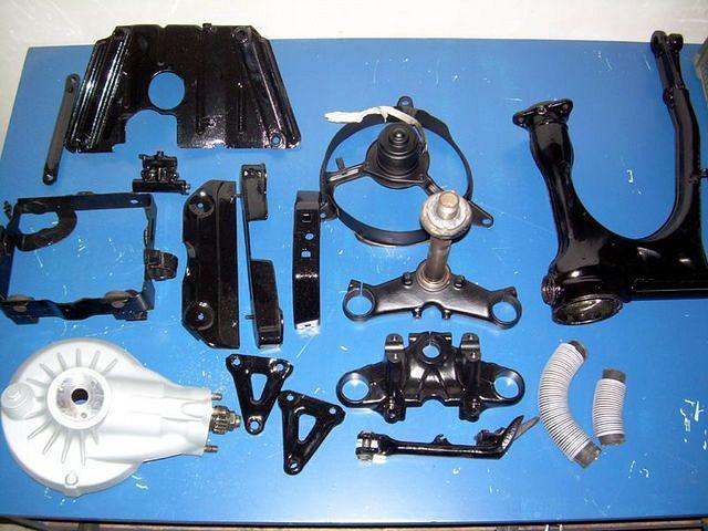 Parts ready to go.