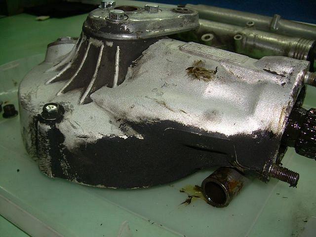 Black stuff in the final drive.