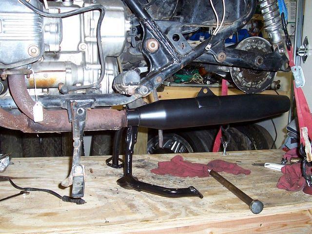 75-77 Header w/Sporster Muffler