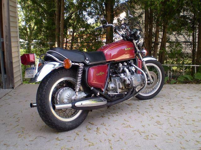 Here she is shortly after I bought it this spring. Totally original stock I believe, other than the windshield addition. Did plu