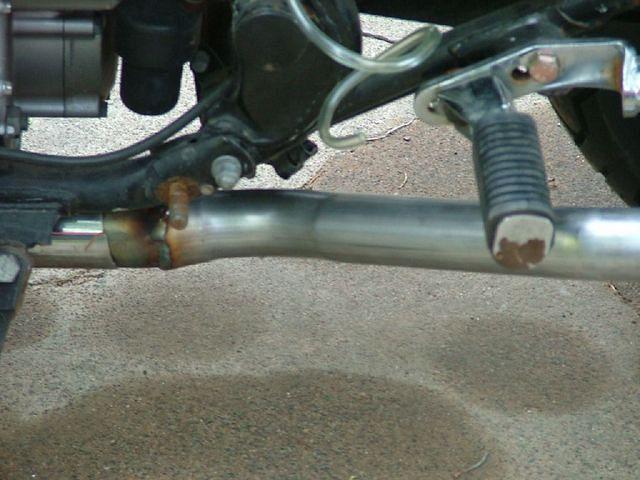 weld at the manifold