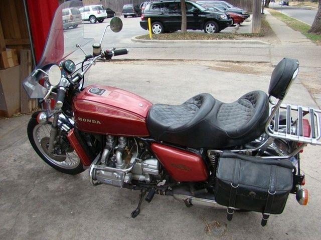 75 Goldwing - March 08.  Pretty rough but runs. OK I'll buy it....$1390 - too much, can't wait...