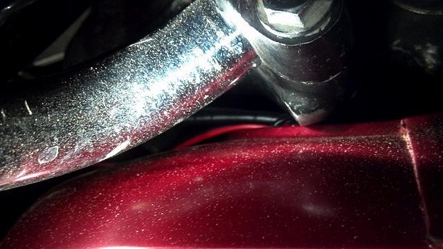 Steering knucle shaved for clearance 3