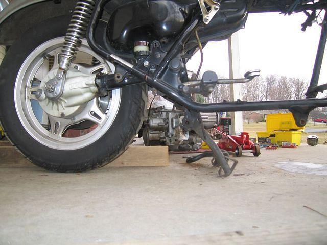 The angle on this centerstand is ALL WRONG!!!