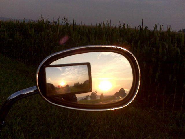 What I get to see in my Mirrors on my way to work.  Most people have no idea this exists!  Awesome.