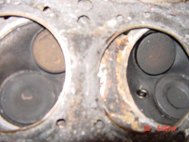 Nice view of a blown head gasket!