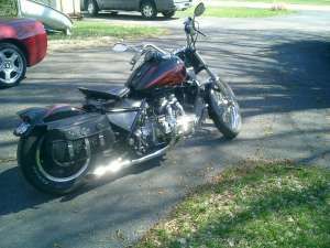 1982 Goldwing GL1100 custom chopped by Dick Patrick of South Dakota
