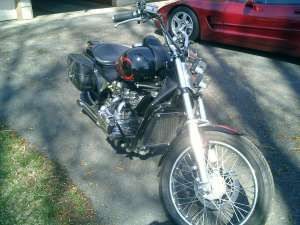 1982 Goldwing GL1100 custom chopped by Dick Patrick of South Dakota