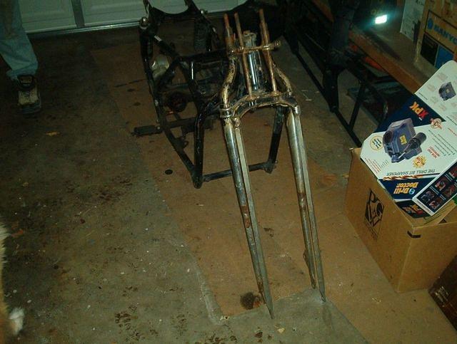 Springer Front Forks, Need Parts And Modifications